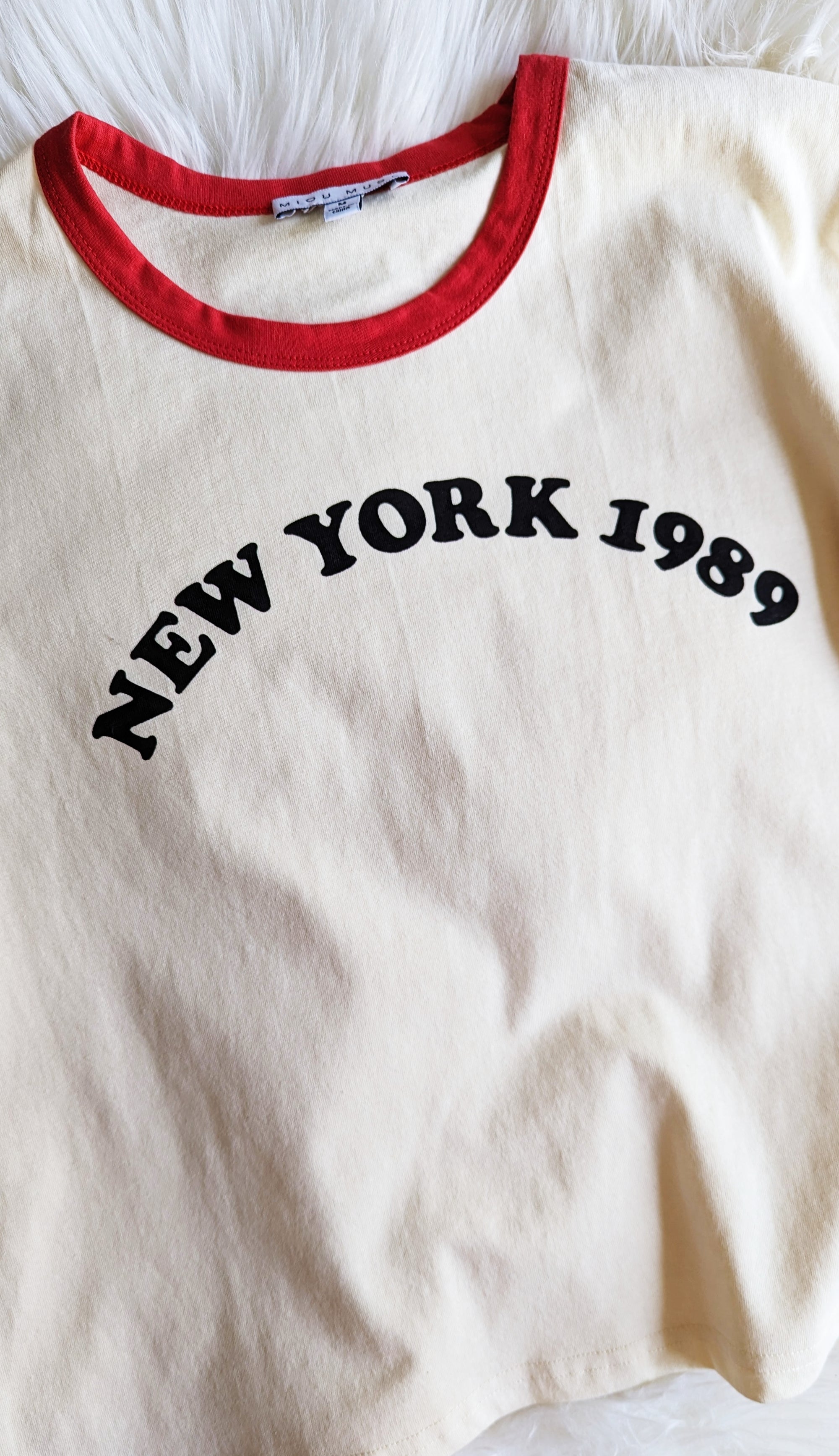 Retro New York 1989 Ringer Tee