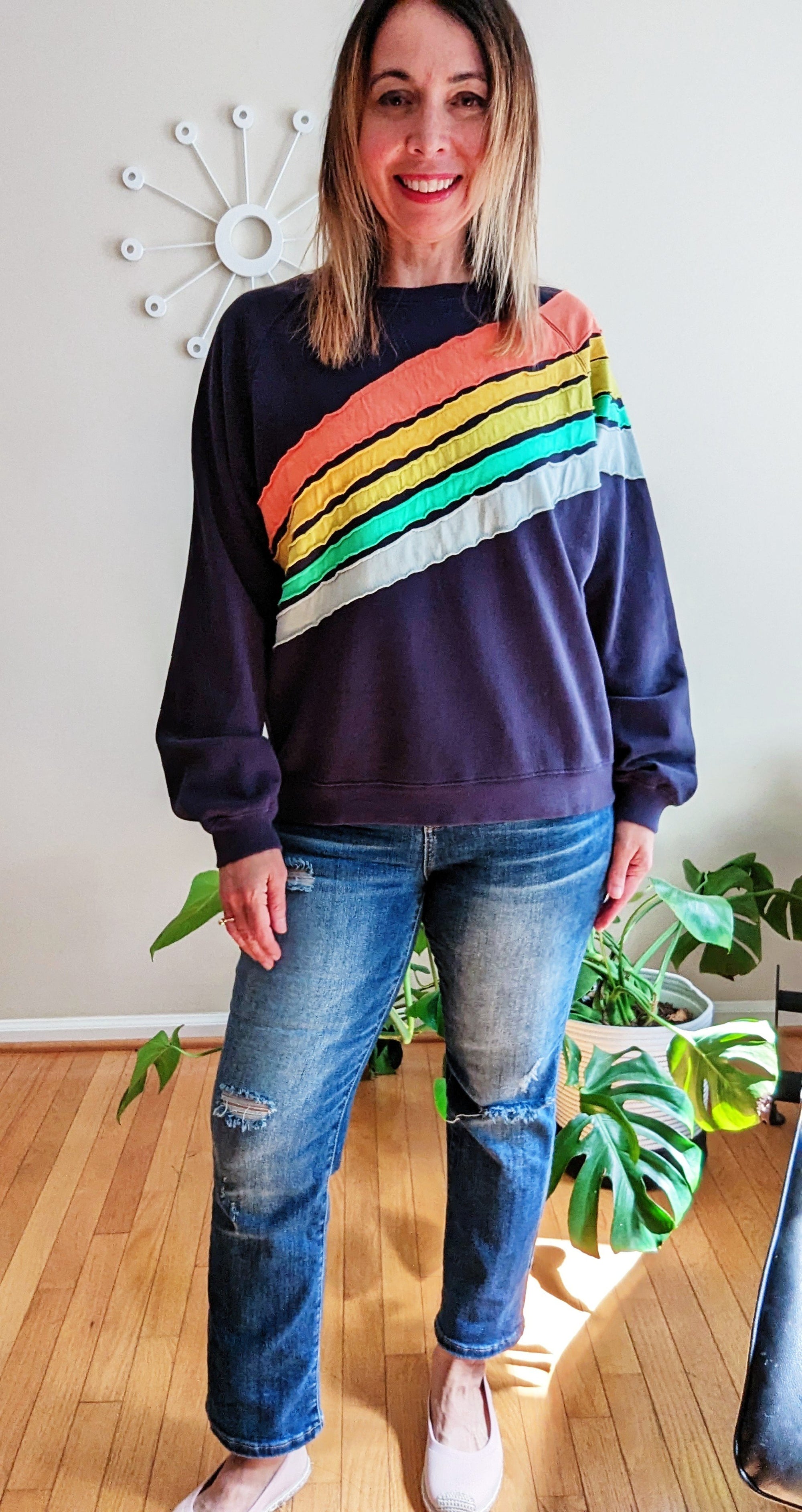 Retro Rainbow Sweatshirt